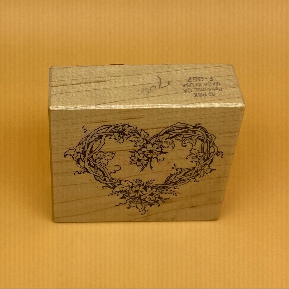 4 Stamp Bundle: Heart Wreath; 2 Teddy Bears; “thank you”